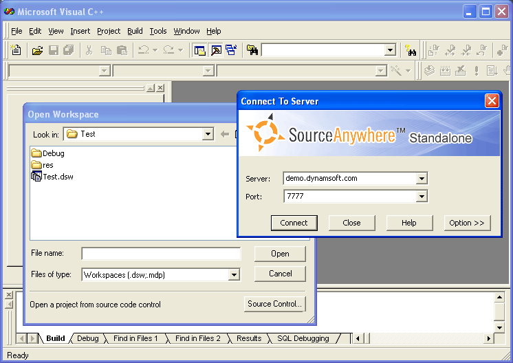 Connect to Server