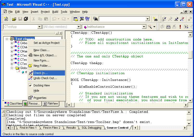 Right-click Menu