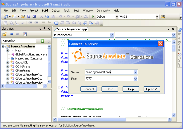Connect to Server