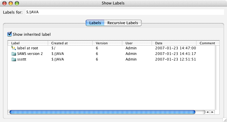 Show Labels