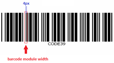 Clear Barcode Example Image