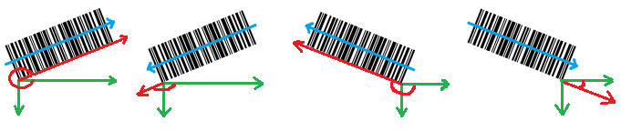 OneD Barcode Rotation Angle