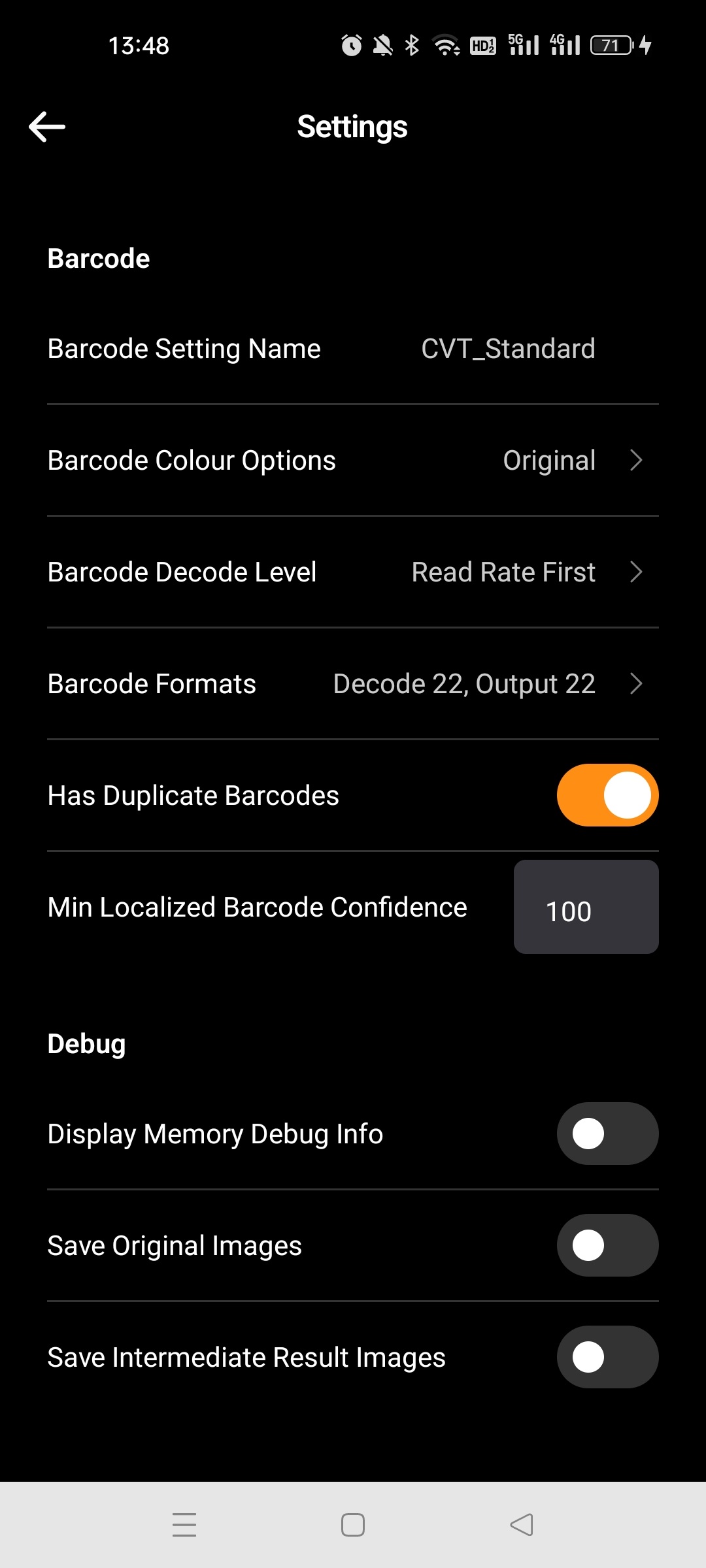 Settings 2