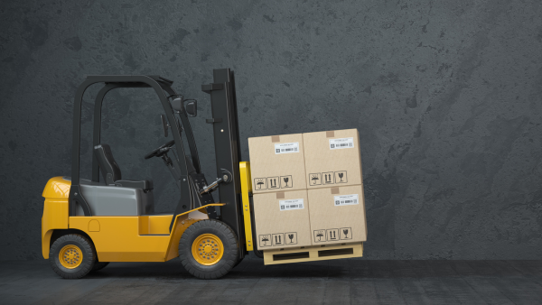 smart forklifts with barcode scanning