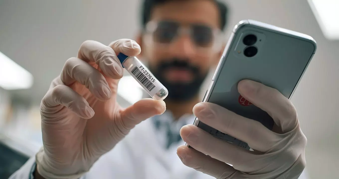 pharmaceutical barcode scanning in lab