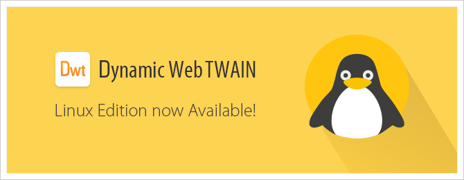 Dynamic Web TWAIN Linux Edition Released