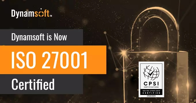 Dynamsoft is now ISO 27001 certified!