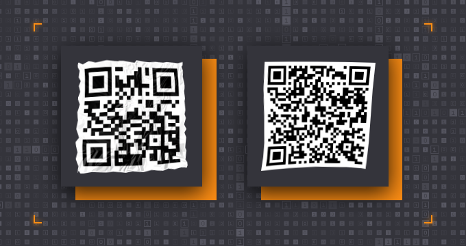 Dynamsoft Barcode Reader Optimizes Decoding for Crumpled QR Codes
