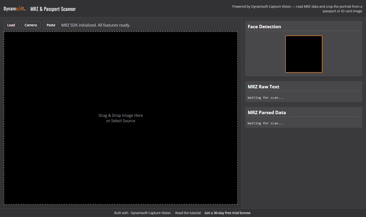 Free Online MRZ & Passport Scanner + Dataset Benchmark screenshot