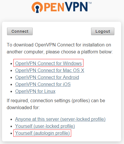 OpenVPN Connect download