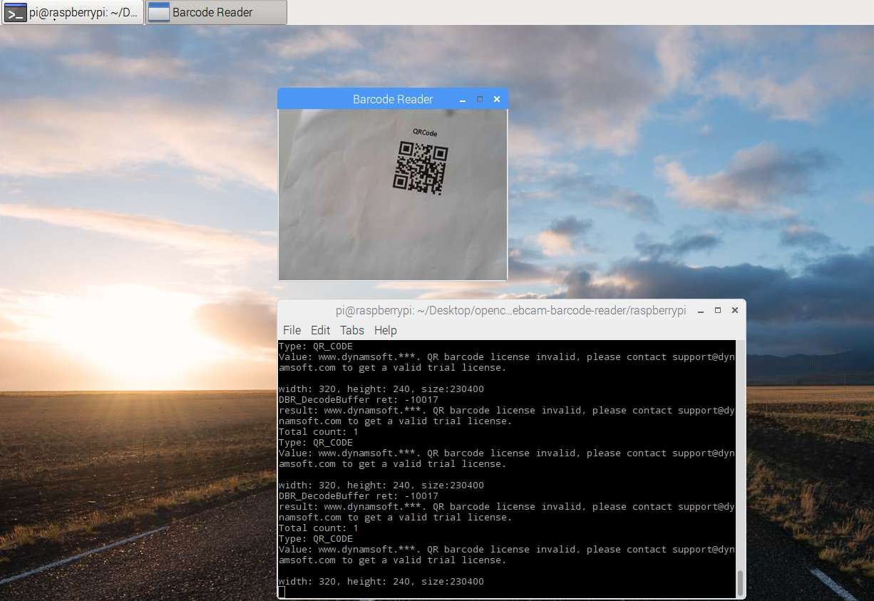 Raspberry Pi Barcode Scanner in Python