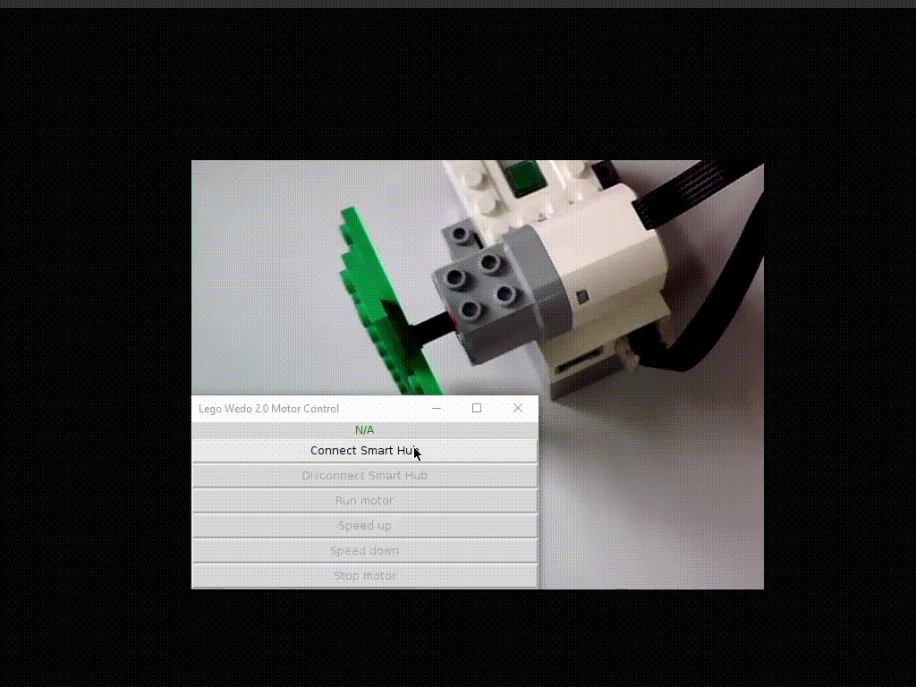 LEGO Wedo 2.0 motor control
