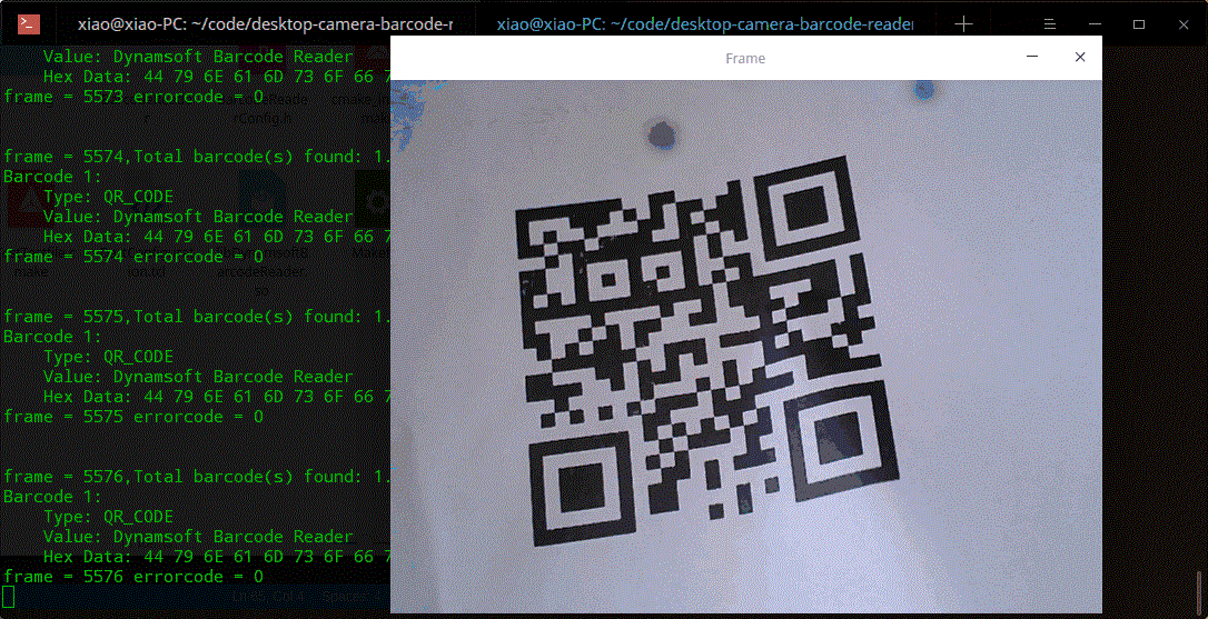 cmake cpp barcode reader for Linux
