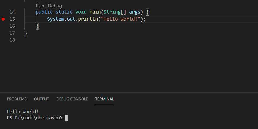 run Java in vscode