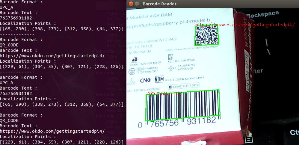 Jetson Nano Python barcode