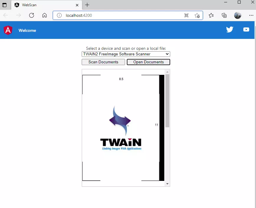 Angular web document management