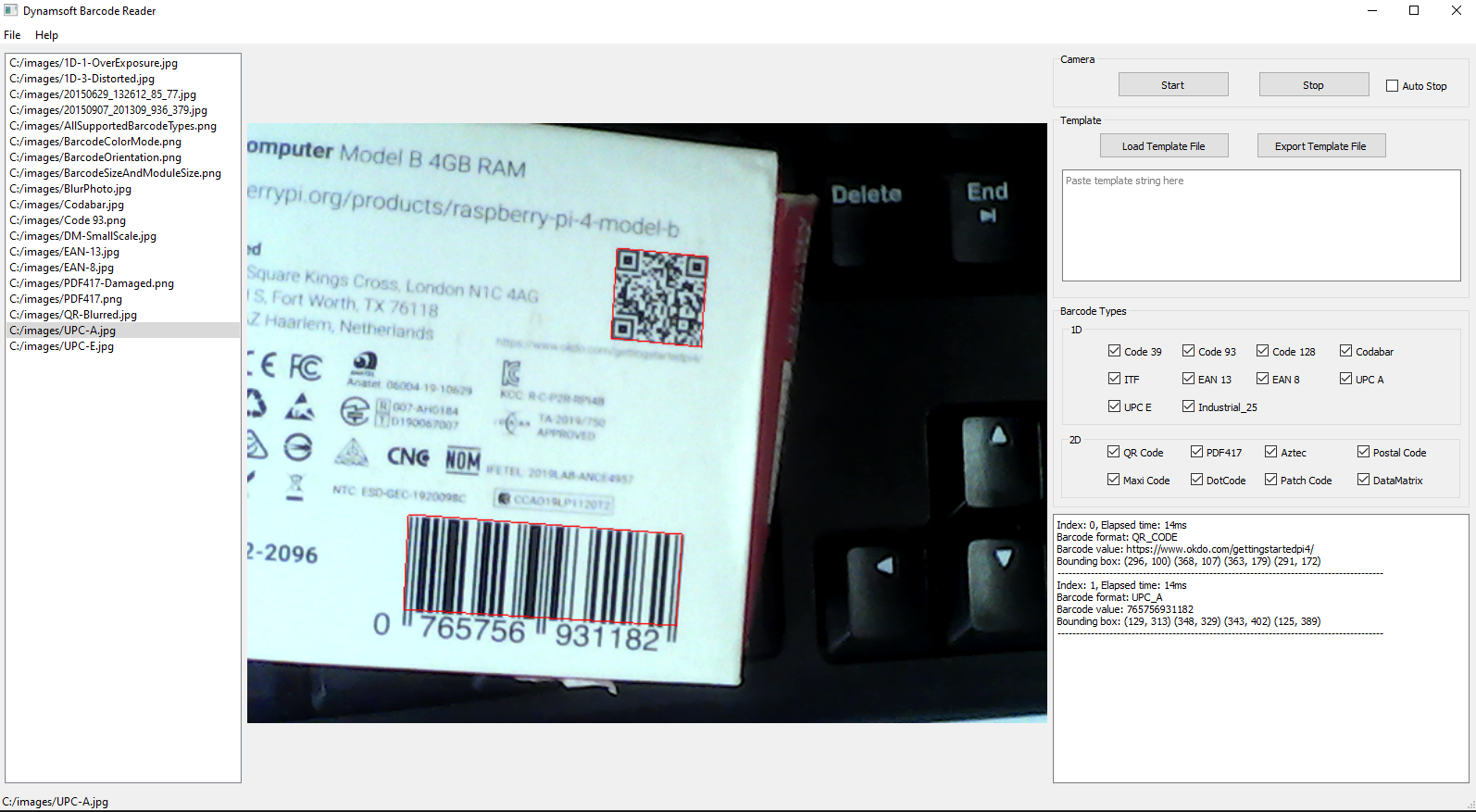 Qt C++ GUI barcode reader