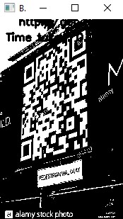 recognition for perspective distorted QR