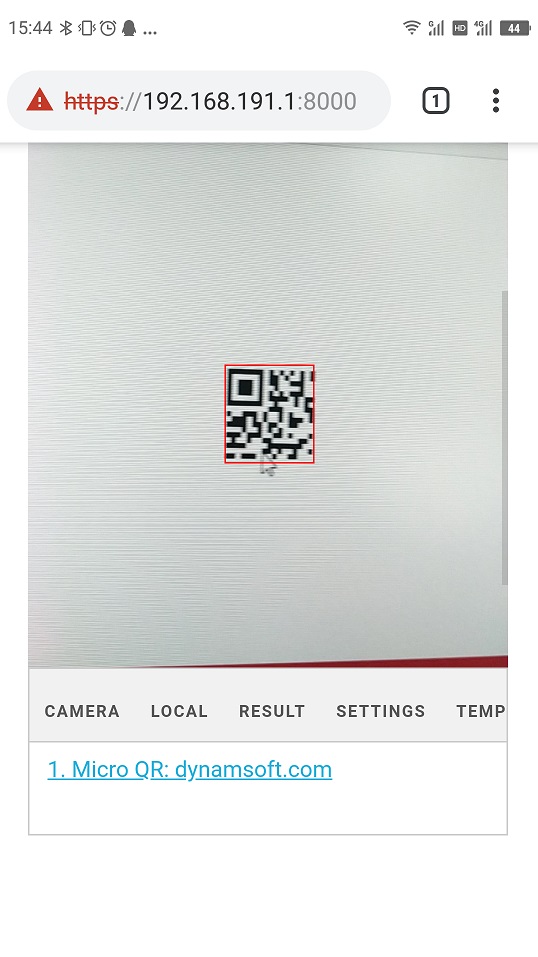 Micro QR code (demo created by the author)