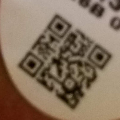 Blurred QR Codes