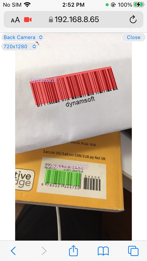 highlighted barcodes