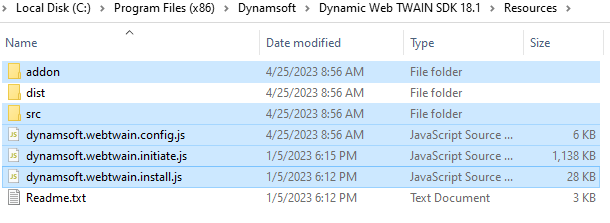 Dynamic Web TWAIN folder