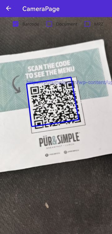 .NET MAUI Android: scan QR code