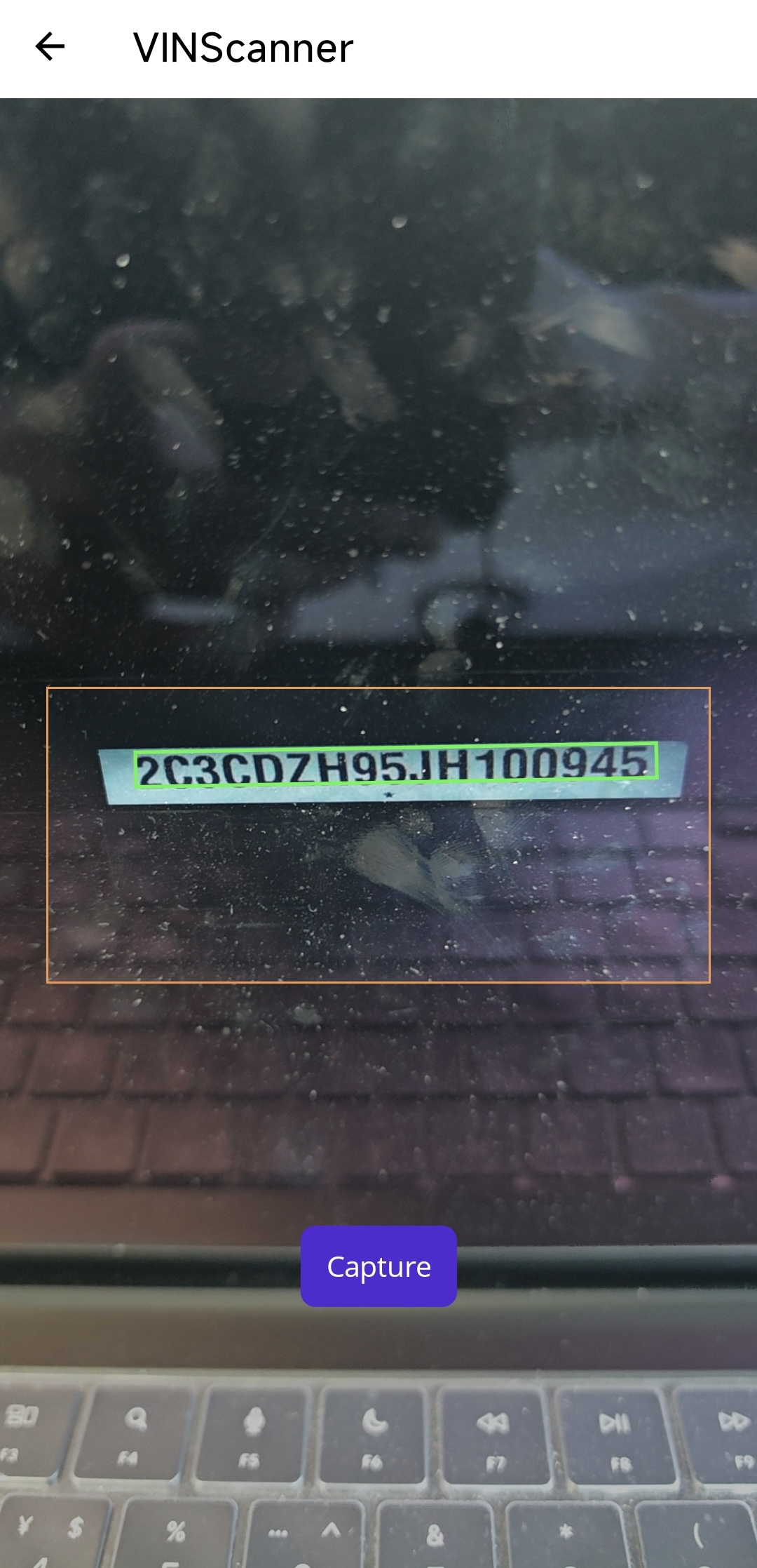 Scan VIN in a .NET MAUI app