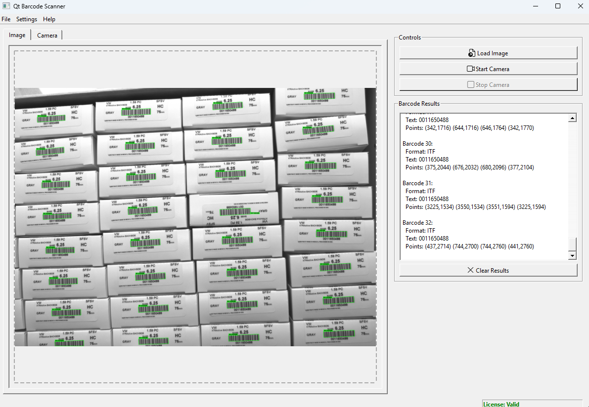 Qt barcode scanner for Windows