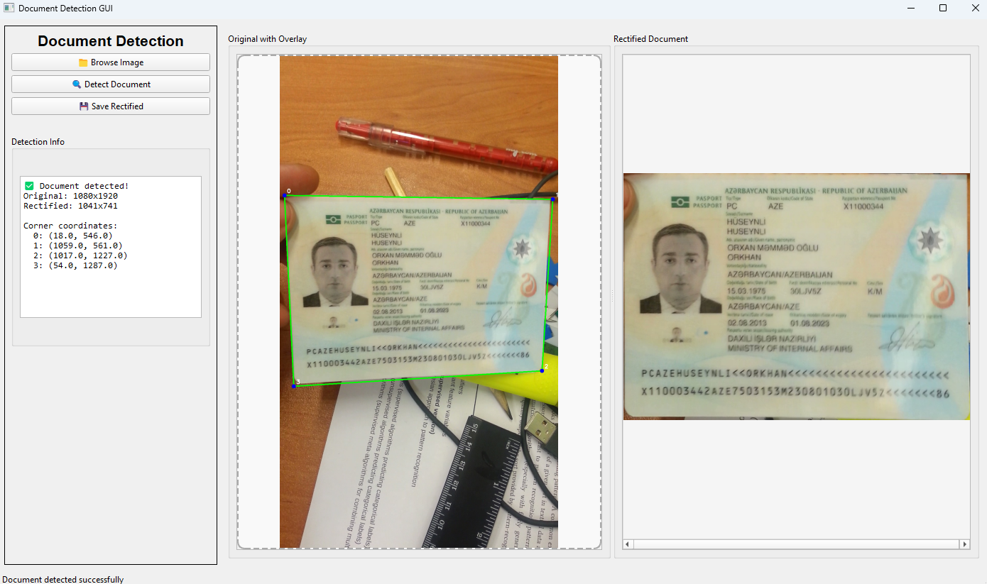 ID detection with YOLO segmentation