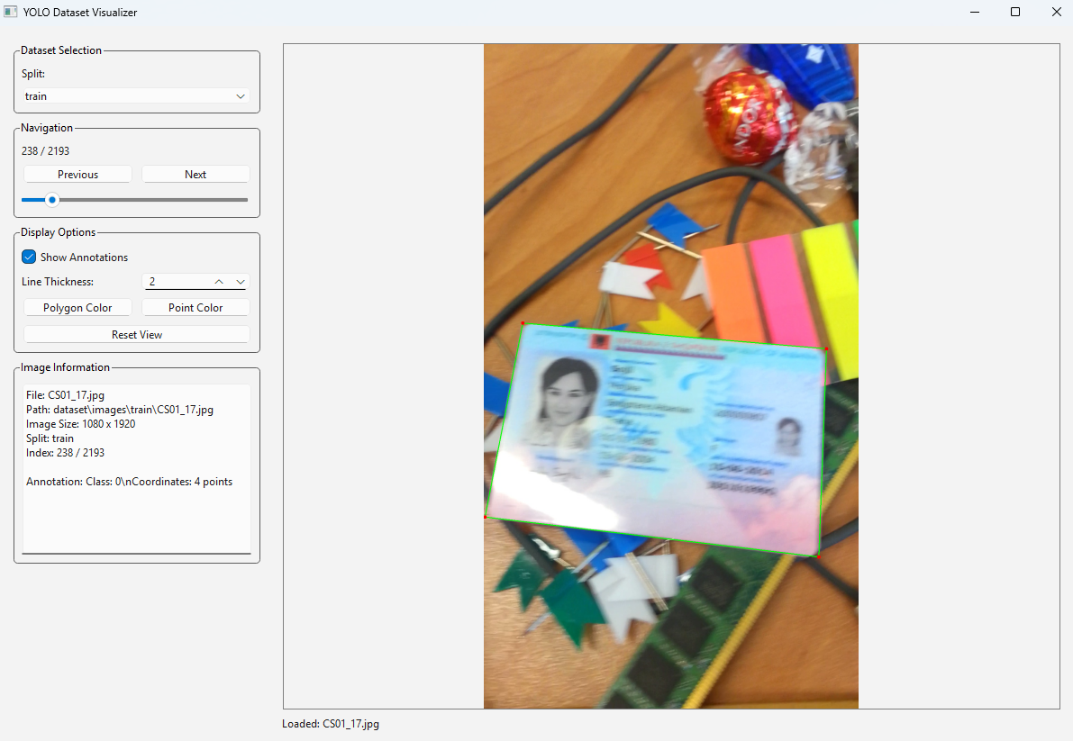 YOLO dataset viewer