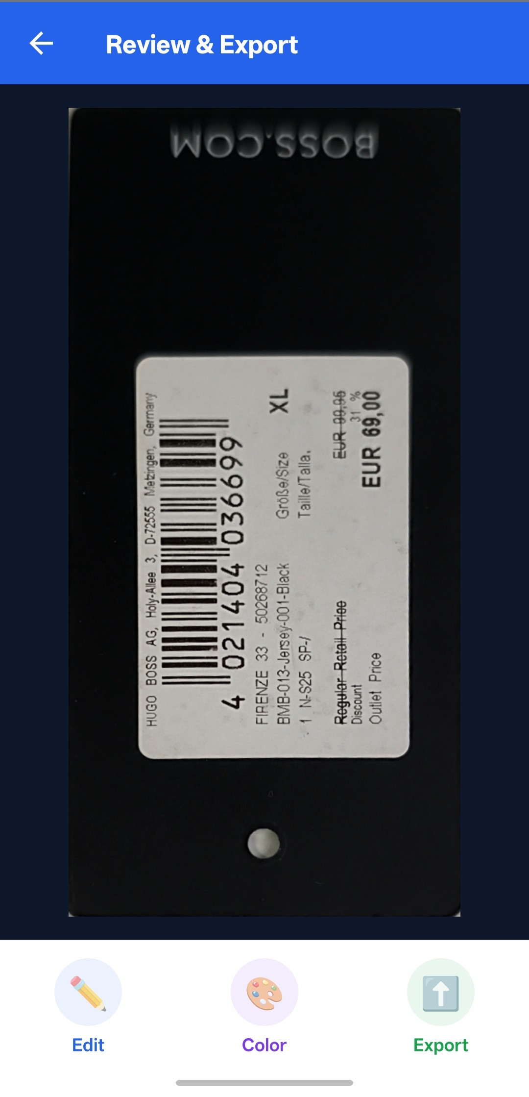 React Native Document Scanner