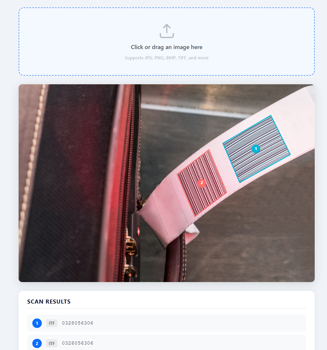 web barcode scanner in ASP.NET