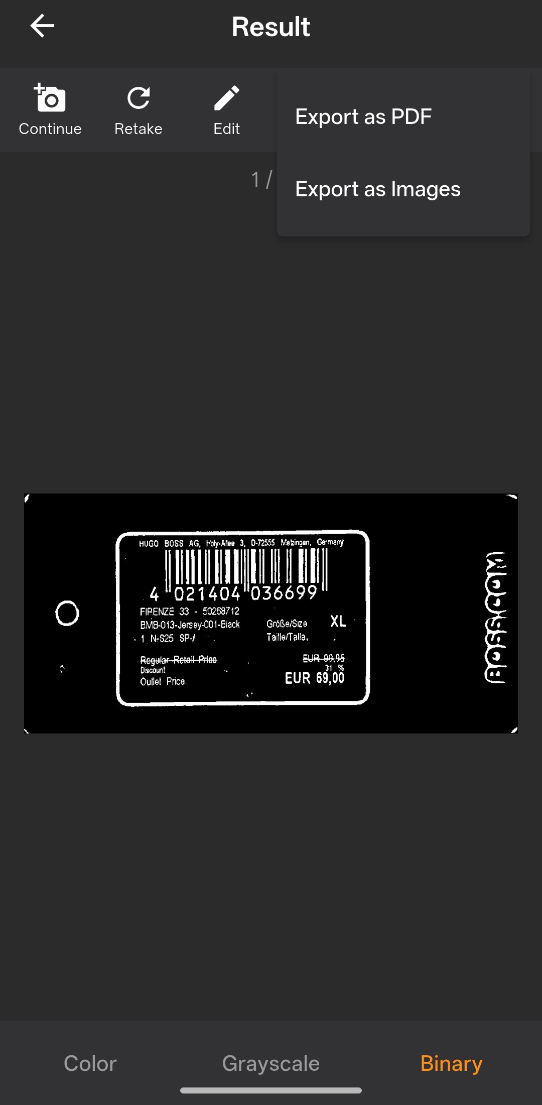 Flutter export document as PDF