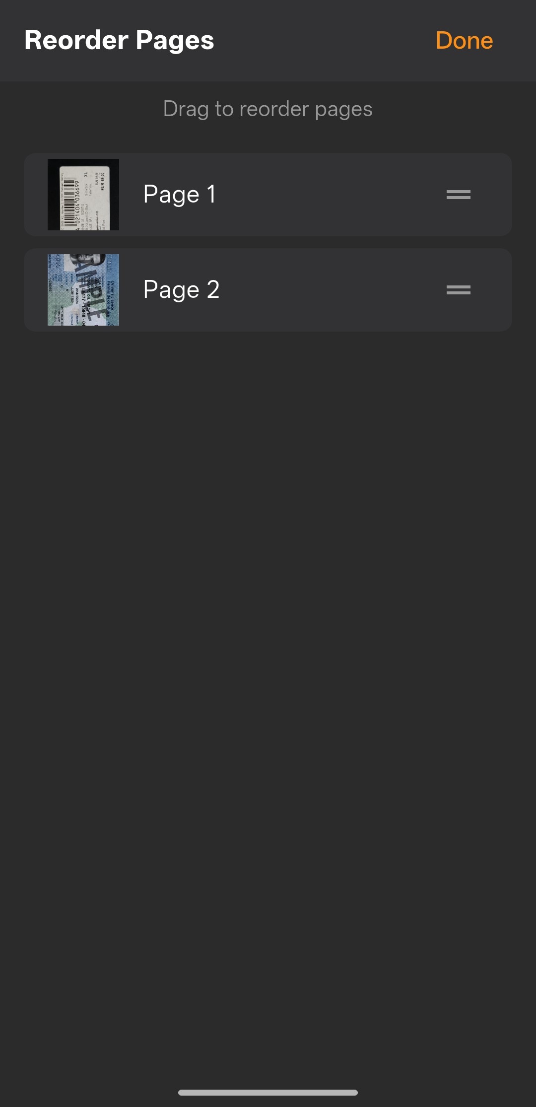 Flutter recorder document images