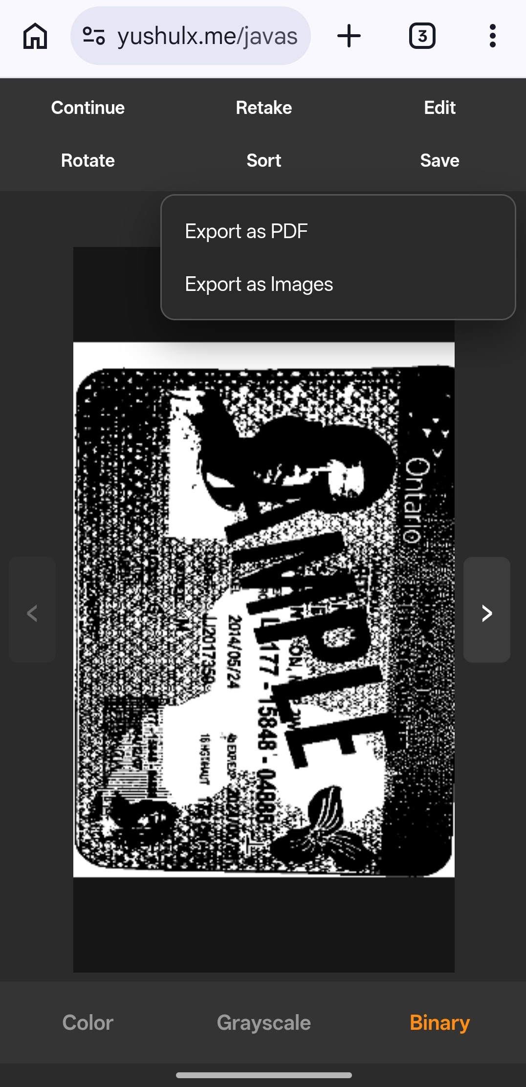 Multi-Page Document Scanner Web App