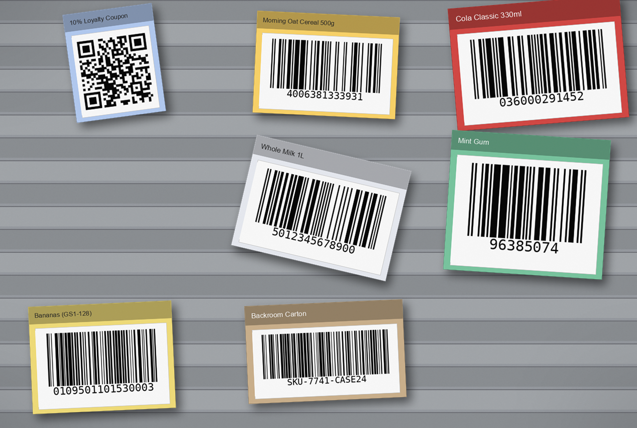 Retail self-checkout image set