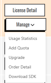 Manage License