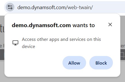 permission dialog chrome 145