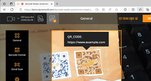 Optimized for QR and DataMatrix Codes
