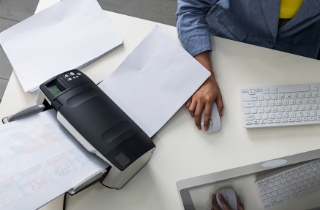 Extracting specific sections from scanned documents without capturing unnecessary data