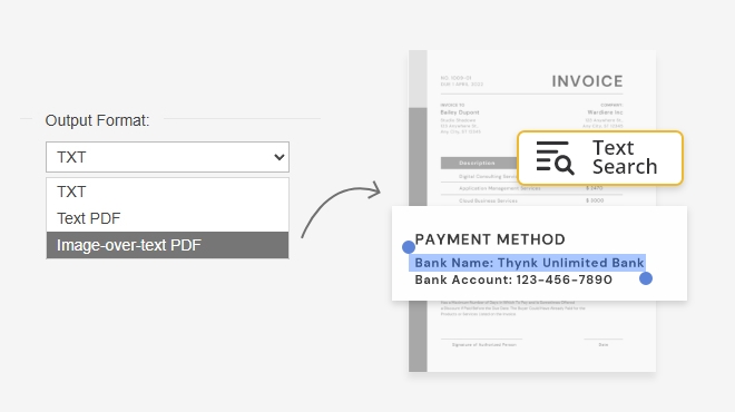 Flexible Output Options