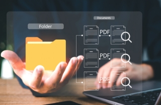 Generating searchable PDFs for archiving and compliance