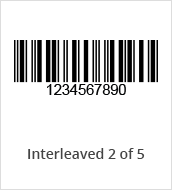 Read Interleaved 2 of 5 Barcode
