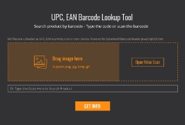UPC, EAN Barcode Lookup Tool